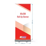 Roll Up Banner 85x200cm Baskılı